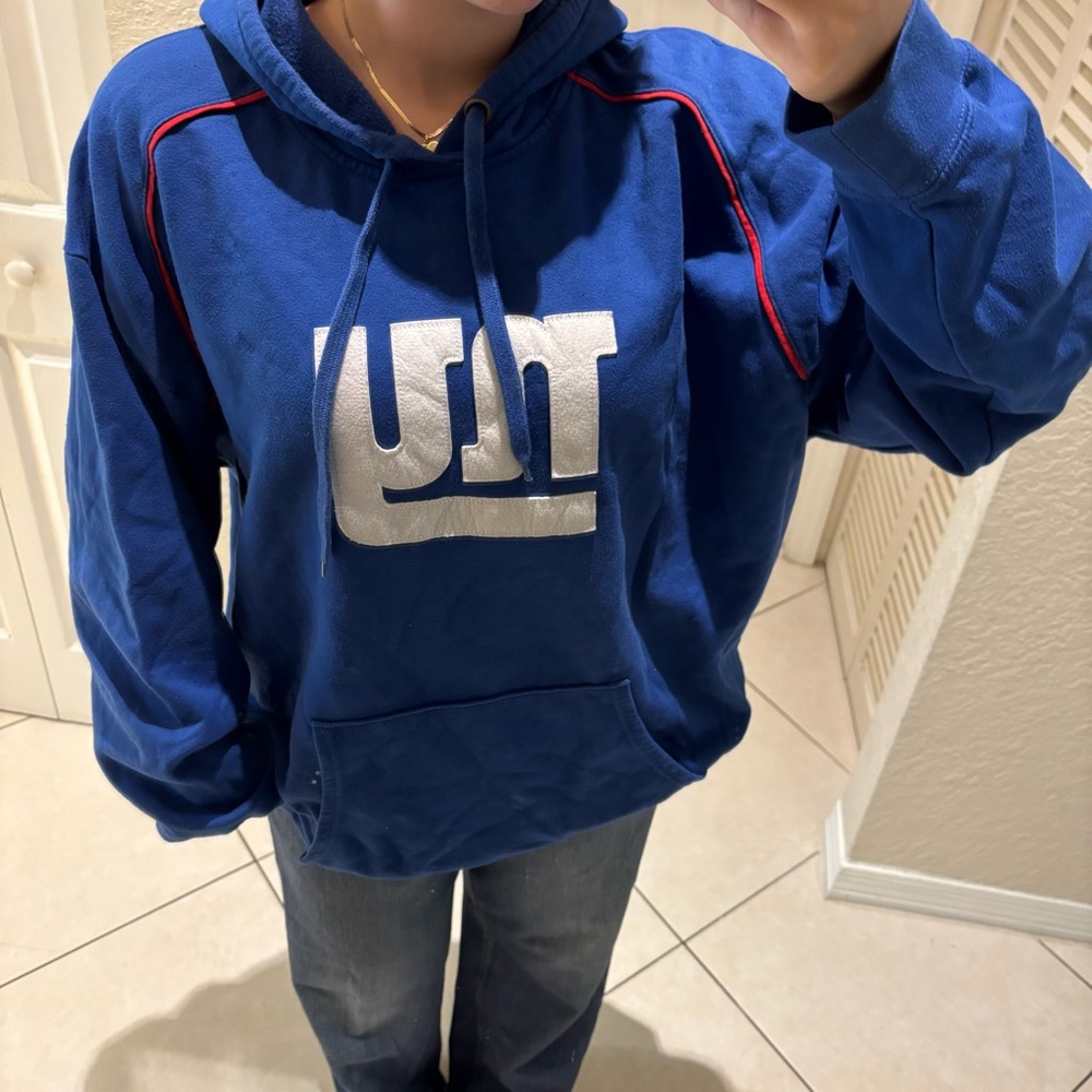NFL NY Giants Blue Hoodie